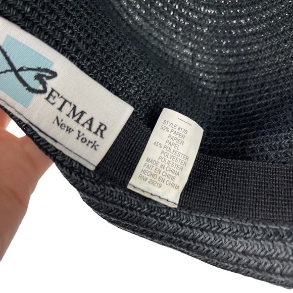 Betmar Classic Roll-up Black Floppy Sun Hat - Picture 12 of 13